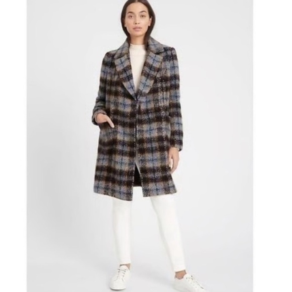 Banana Republic Angora Wool Wool-Blend Coat